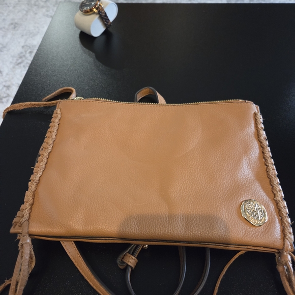 Fossil Tan and Cream Striped Messenger Bag - Picture 8 of 13